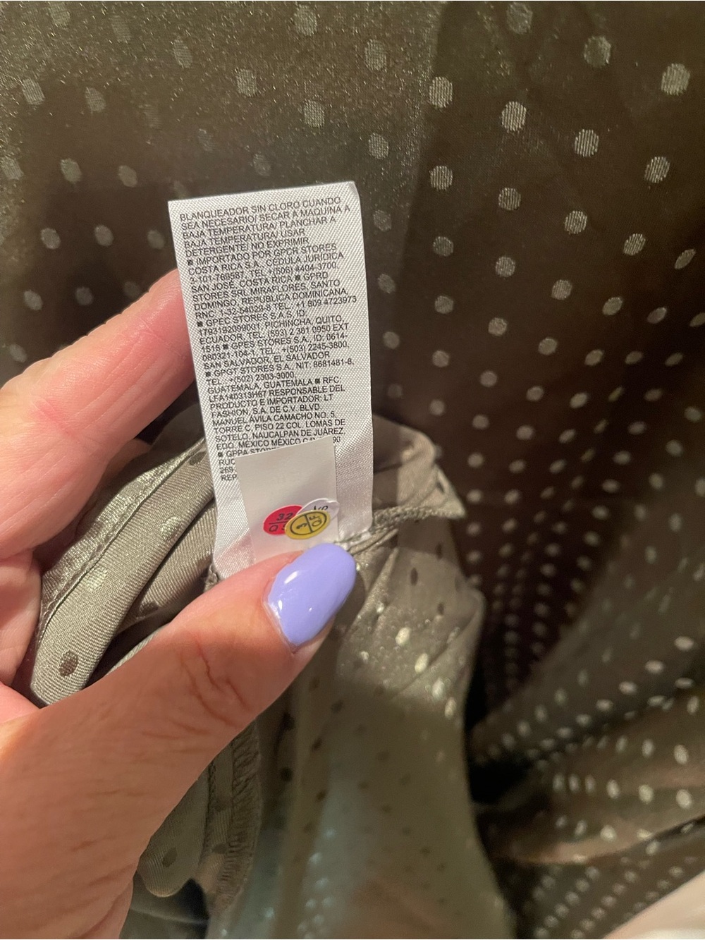 Old Navy Olive Satin Dot Maxi Dress CXL Petite NWOT - Picture 8 of 9